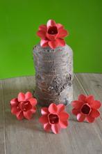 Rozen van scrap metal, servetringen, kerst, Brazilië, Ophalen of Verzenden, Nieuw, Overige merken, 30 tot 45 cm