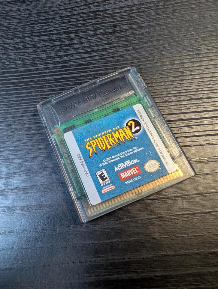 Spider-Man 2 - Game Boy Color, Spelcomputers en Games, Games | Nintendo Game Boy, Gebruikt, Avontuur en Actie, 1 speler, Vanaf 7 jaar