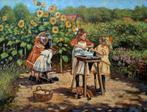 CORNELIS KOPPENOL | In de bloementuin, Ophalen