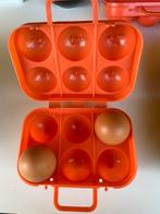 Eierdoosje oranje retro, Ophalen of Verzenden, Huis en Inrichting