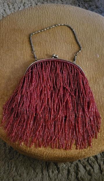 Antieke Kralen Handtas - Zeer Goede Staat beschikbaar voor biedingen