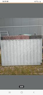 Gegalvaniseerd hek, Tuin en Terras, Ophalen, Zo goed als nieuw, IJzer