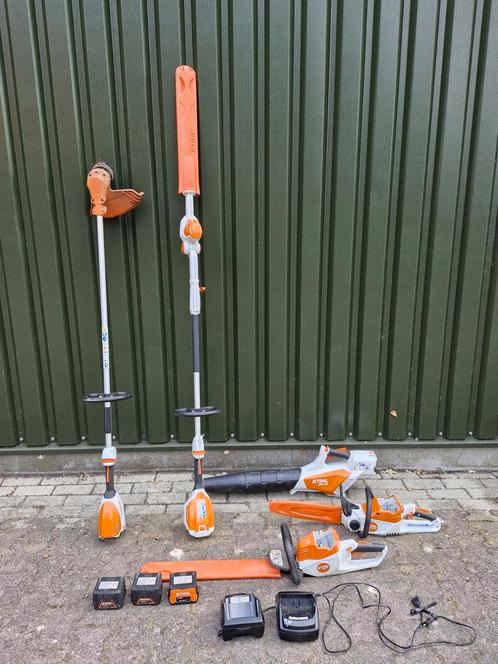 Stihl Gereedschap ak systeem, Tuin en Terras, Heggenscharen, Gebruikt, Accu, Ophalen