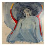 Uniek schilderij van Rob van Trier - 90 x 90 cm, Antiek en Kunst, Kunst | Schilderijen | Modern, Ophalen of Verzenden