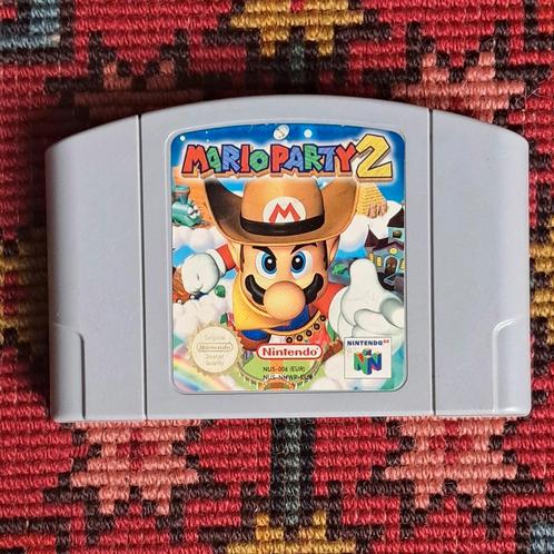 Mario Party 2 - Nintendo 64, Spelcomputers en Games, Games | Nintendo 64, Gebruikt, Overige genres, 3 spelers of meer, Vanaf 3 jaar