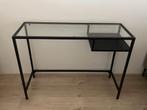 Ikea laptoptafel metaal/glas, Zo goed als nieuw, Ophalen