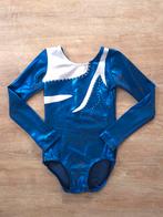 Turnpakje lange mouwen maat 116/122/128, Sport en Fitness, Turnen, Blauw, Zo goed als nieuw, Turnpak(je), Kindermaat 122 t/m 140