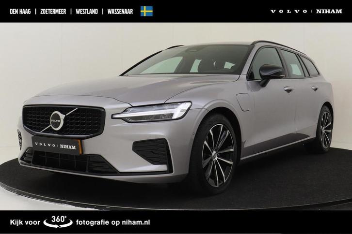 Volvo V60 T6 PLUG-IN HYBRID AWD PLUS DARK -HARMAN/KARDON|360, Auto's, Volvo, Bedrijf, Te koop, V60, 360° camera, 4x4, ABS, Achteruitrijcamera