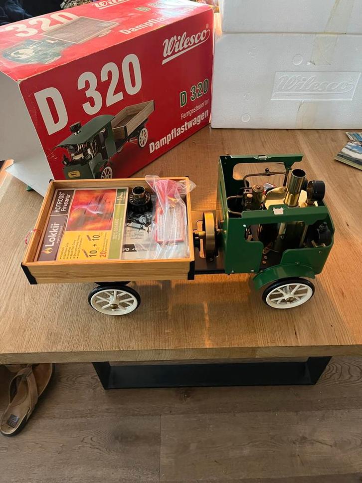 Wilesco D320 Stoomtruck - Nieuwstaat, Hobby en Vrije tijd, Modelbouw | Auto's en Voertuigen, Nieuw, Truck, Groter dan 1:32, Overige merken