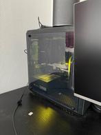 PC met 2 schermen, toetsenbord, muis en houder, Computers en Software, Ophalen, Gebruikt, 8 GB, Gaming