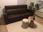Bank, 3-zitter,  in zeer goede staat, dikke leer, Ophalen, Zo goed als nieuw, 150 cm of meer, Leer