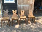 Antieke eetkamerstoelen kloosterstoelen, Antiek en Kunst, Antiek | Meubels | Stoelen en Banken, Ophalen