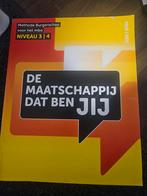De Maatschappij Dat Ben Jij - MBO Niveau 3/4, Boeken, Ophalen of Verzenden, Gelezen, MBO, Codename Future