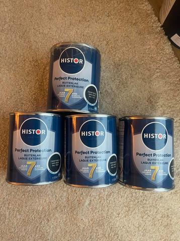 4x  (750ml) Histor Perfect Protection 7021 Buitenlak beschikbaar voor biedingen