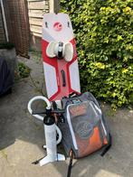 Mooie Cabrinha kitesurfset (10m kite, board, bar en pomp), Watersport en Boten, Kitesurfen, Ophalen, Kitesurf-set, Twintip, 10 m²
