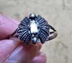 Zilveren ringetje, Gebruikt, Ophalen of Verzenden, 17 tot 18, Dame