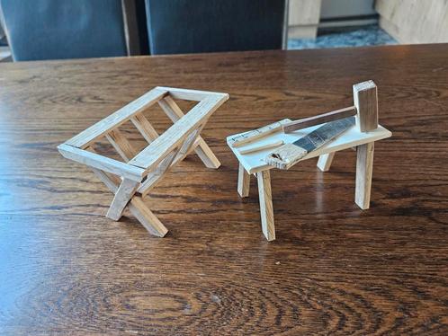 Twee Nieuwe Miniatuur Items Poppenhuis, Kerststal, etc, Verzamelen, Poppenhuizen en Toebehoren, Nieuw, Poppenhuis, Ophalen of Verzenden