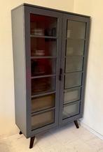 MADE Aveiro vitrinekast, Huis en Inrichting, Ophalen, Gebruikt, Met deur(en), Glas