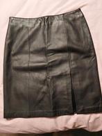 Echt leren rok, Kleding | Dames, Ophalen of Verzenden, Nieuw, Maat 42/44 (L), Zwart