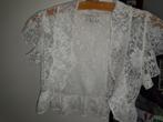 Pieces kanten bolero lace top maat xs zgan, Pieces, Ophalen of Verzenden, Zo goed als nieuw, Maat 34 (XS) of kleiner