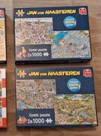 2 x 2 puzzels 1000 stukjes Jan van Haasteren en Alkmaar, Ophalen of Verzenden, 500 t/m 1500 stukjes, Zo goed als nieuw, Legpuzzel