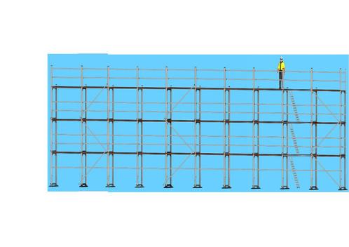 Steigers 300m2 Nieuw steiger, Doe-het-zelf en Verbouw, Steigers, Nieuw, Daksteiger, 5 meter of hoger, Verzenden
