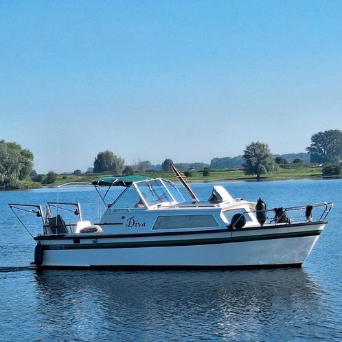 Aquanaut 750 de Luxe met boegschroef, Watersport en Boten, Motorboten en Motorjachten, Zo goed als nieuw, Polyester, Diesel, 50 pk of meer