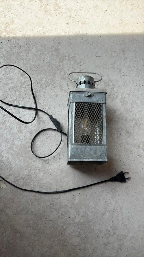 Vissersboot lampje, Huis en Inrichting, Lampen | Tafellampen, Zo goed als nieuw, Minder dan 50 cm, Glas, Ophalen