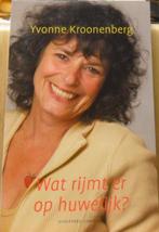 Wat rijmt er op huwelijk?, Yvonne Kroonenberg, Boeken, Humor, Zo goed als nieuw, Verzenden