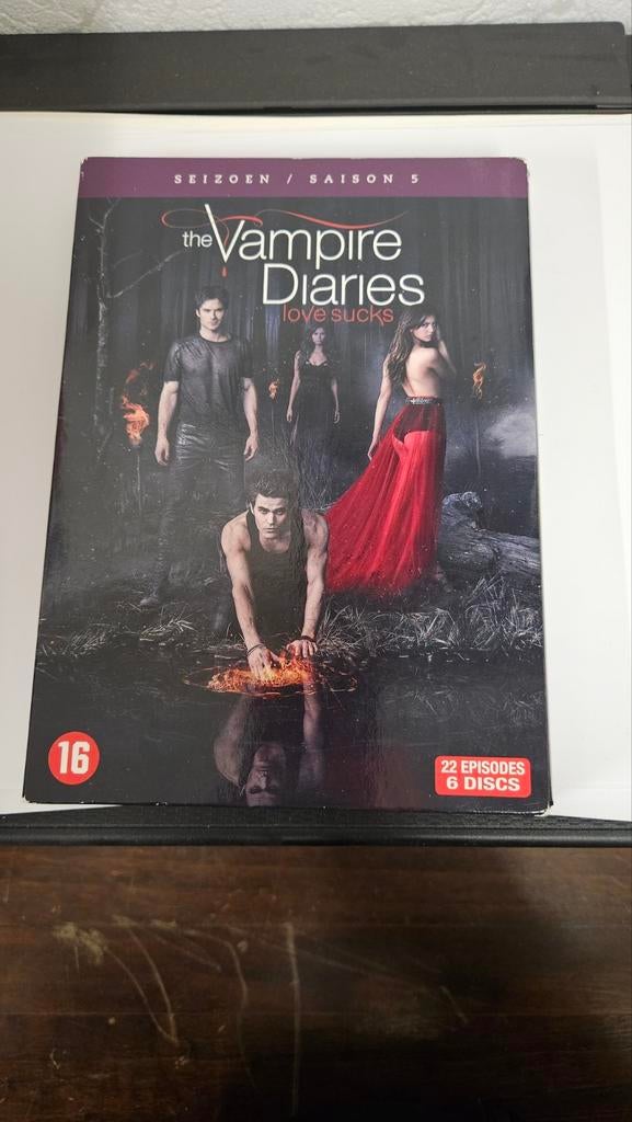 Vampire Diaries Seizoen 5 - DVD, Gebruikt, Vanaf 16 jaar, Boxset, Drama