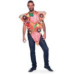 Pizza kostuum carnaval 1 maat voor jong en volwassenen, Ophalen of Verzenden, Zo goed als nieuw, Jongen of Meisje