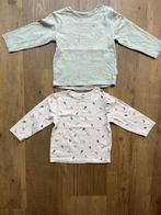2 Longsleeves maat 80, Kinderen en Baby's, Babykleding | Maat 80, Gebruikt, Jongetje of Meisje, Ophalen of Verzenden, Hema