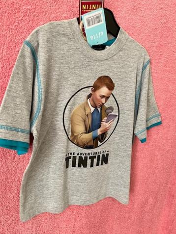 Kuifje t-shirt TinTin - Maat 116 - NIEUW beschikbaar voor biedingen