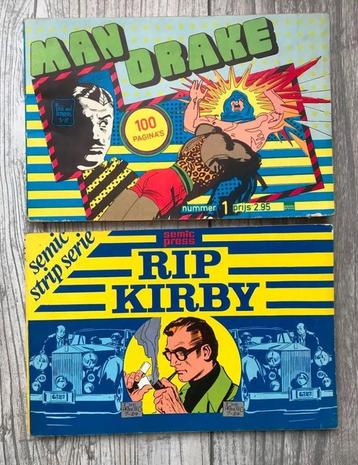 Mandrake / Rip Kirby  uitgave Semic /Oblong beschikbaar voor biedingen