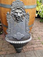 Gietijzeren fontein leeuwenkop, Tuin en Terras, Ophalen, Zo goed als nieuw, Gietijzer, Fontein