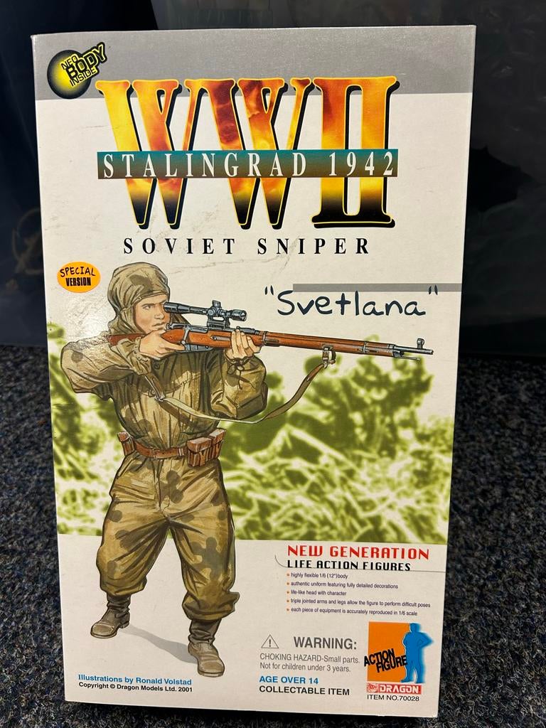 1/6. WWII Sovjet Sniper Svetlana - Dragon Models 1/6, Ophalen of Verzenden, Nieuw