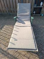 Mooie ligstoel met dik Madison kussen, Ophalen, Nieuw, Kunststof, Verrijdbaar