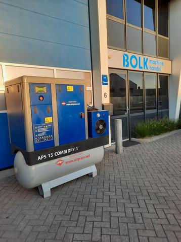 Airpress APS15 CombiDry X Schroefcompressor Nieuwstaat 35uur beschikbaar voor biedingen