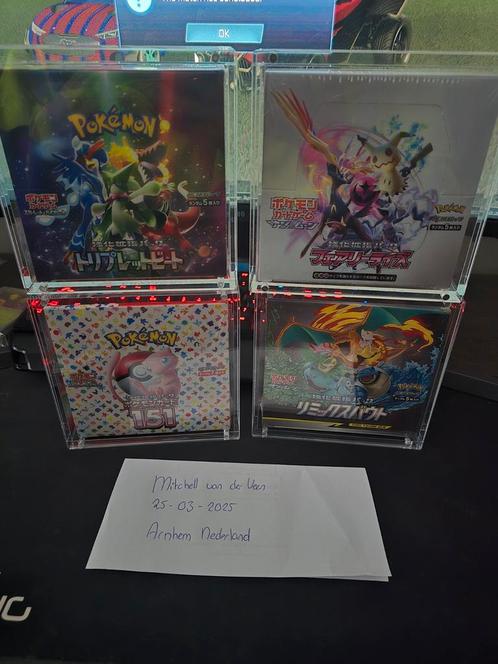 Pokemon Japanse Boosterboxxen Sealed, Hobby en Vrije tijd, Verzamelkaartspellen | Pokémon, Zo goed als nieuw, Ophalen