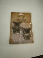 Tim Holtz Vlinder Ornamenten - Er missen er 2, Ophalen of Verzenden, Nieuw, Materiaal