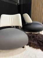 Leolux Pallone Stoelen PA - Set van 2, Huis en Inrichting, Fauteuils, Ophalen, Zo goed als nieuw, Leer