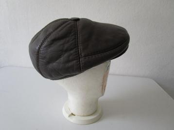 Karsace leren pet, bontgevoerd en oorwarmers, maat S 54 cm beschikbaar voor biedingen