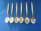Zilveren David Anderson gold plated enamel spoons, Verzenden, Zilver