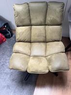 Groene fauteuil, Huis en Inrichting, Fauteuils, Ophalen, Zo goed als nieuw, 75 tot 100 cm, 50 tot 75 cm