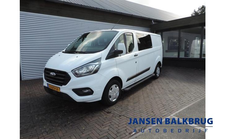 Ford Transit Custom 300 2.0 TDCI L2H1 Trend DC DUBBEL CAB, Auto's, Bestelauto's, Bedrijf, Te koop, ABS, Airconditioning, Alarm