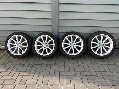 Audi A4 winterset, Auto-onderdelen, Banden en Velgen, Banden en Velgen, Winterbanden, 18 inch, 245 mm, Personenwagen, Gebruikt