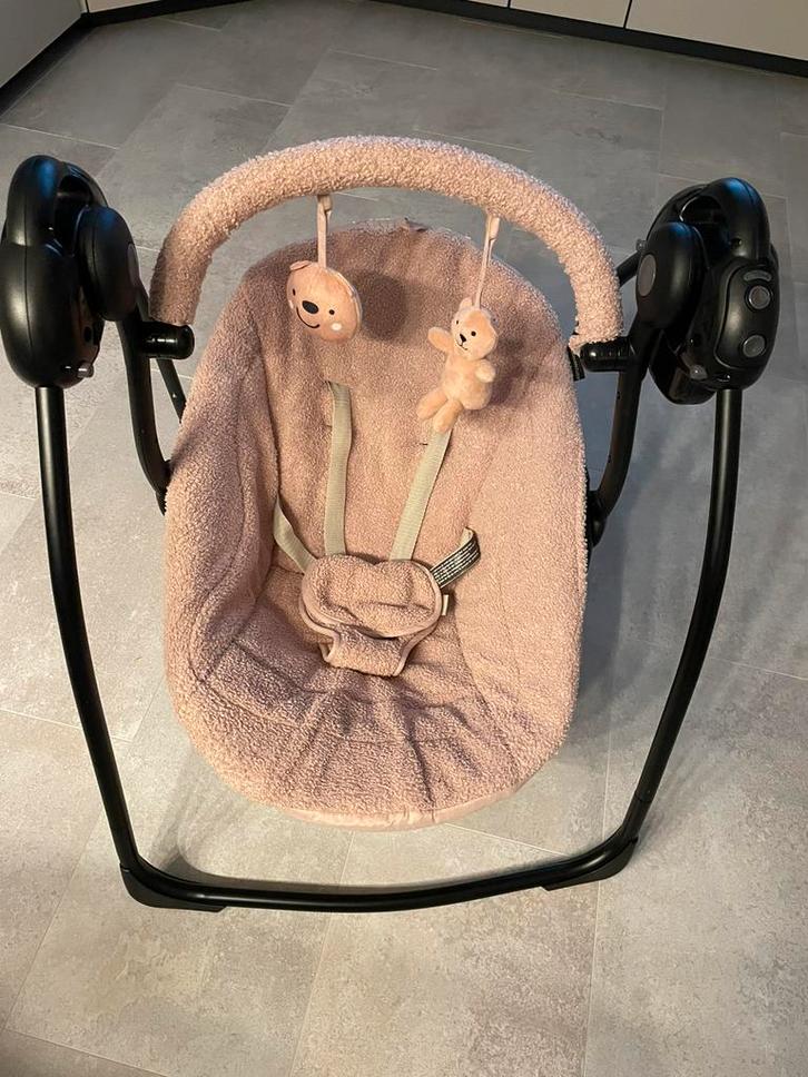 X Adventure Baby Swing wipstoel Teddy roze, Kinderen en Baby's, Wipstoeltjes, Zo goed als nieuw, Wipstoel, Overige merken, Met gordel(s) of riempje(s)