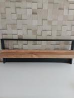 Hout met zwart staal wandrek  industrieel, Huis en Inrichting, Woonaccessoires | Wandplanken en Boekenplanken, Ophalen, Zo goed als nieuw