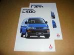 brochure Mitsubishi L400, Nieuw, Overige merken, Ophalen of Verzenden