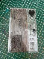 Lawn Fawn Woodgrain Backdrops Stempelset, Ophalen of Verzenden, Nieuw, Clearstamp